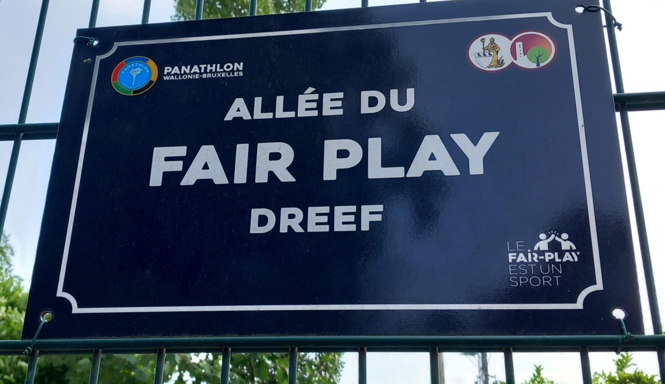 Panneau Fair Play / accès installations